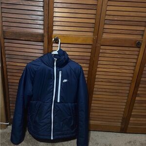 Nike Sportswear Therma-Fit Legacy Fleece Lined Hooded JacketNavy DD6857-410 M Ta